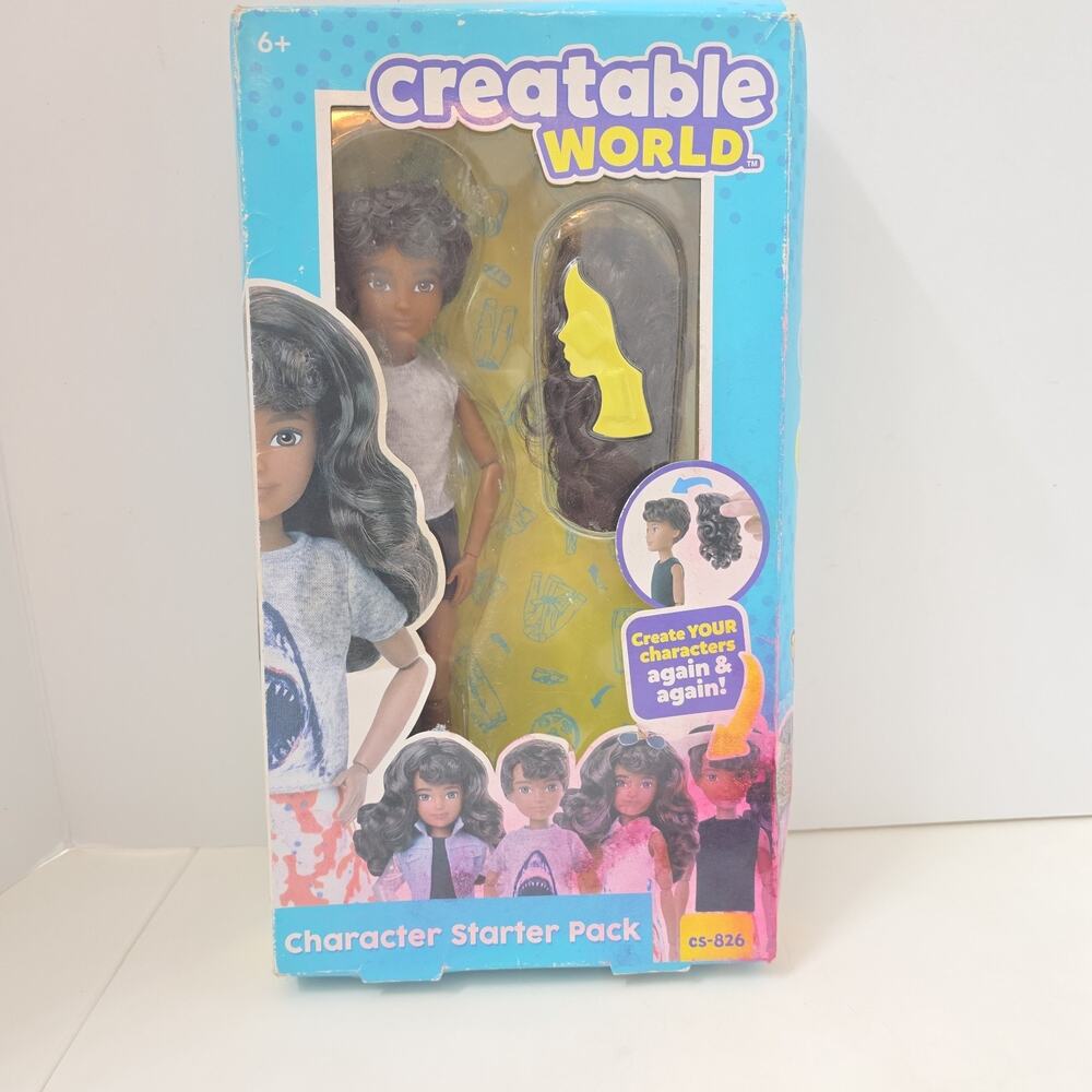 NRFB Mattel Creatable World Character Starter Pack CS-826 Articulated Box Damage